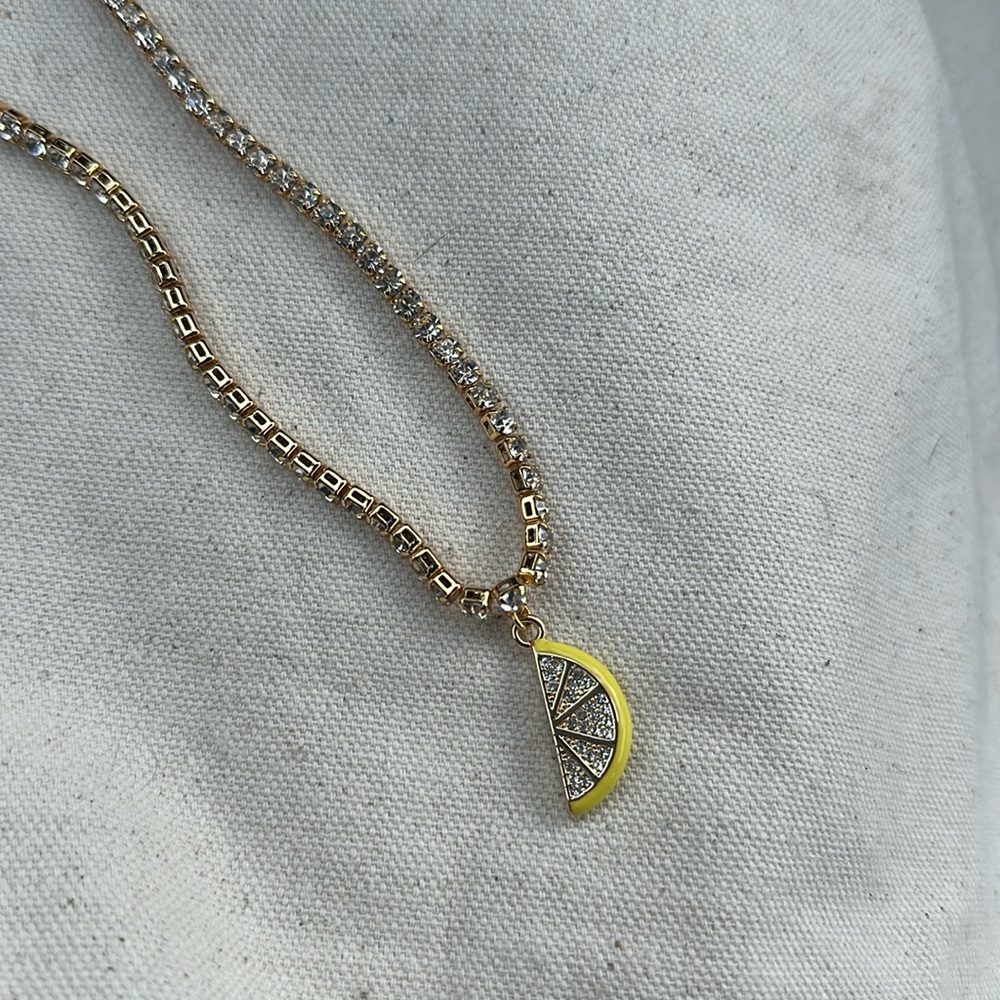 Kurt Geiger Lemon Necklace NWT - Picture 3 of 5